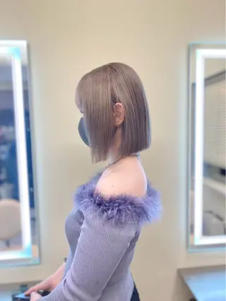 ミディアム カラー レイヤーカット //金子 聖汰のヘアスタイル