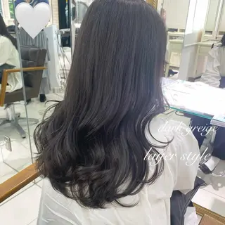 ロング カラー 透明感カラー 古山 結季🌙🖤のヘアスタイル