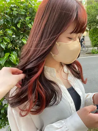 ロング 大野 美紅のヘアスタイル