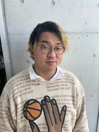 パーマ メンズ 丸山 莉世のヘアスタイル