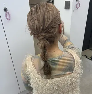 セミロング リン🔔ボブ cut 柔らかベージュ🤎のヘアスタイル