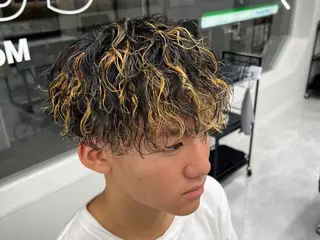 ショート カラー パーマ メンズ 垢抜けメンズパーマ/ DAICHIのヘアスタイル