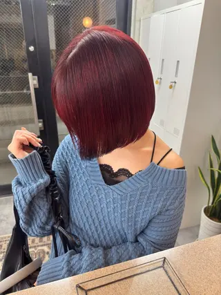 ショート カラー ヘアアレンジ 💎韓国ヘア/ 艶カラー💎souのヘアスタイル