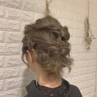ヘアアレンジ ⟡.·韓国ヘア*.゚ 室岡 咲希のヘアスタイル