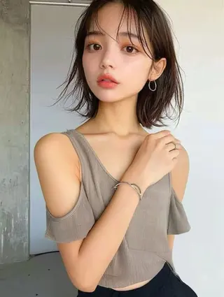 ミディアム カラー Lafithhair wille.緑町のヘアスタイル