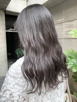 ミディアム カラー 西村あきや トレンド韓国ヘアのヘアスタイル