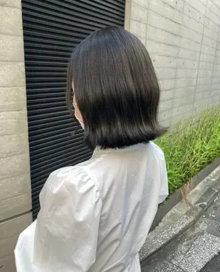 ショート ✨色持ちの良い艶 カラー✨蟹江真世のヘアスタイル