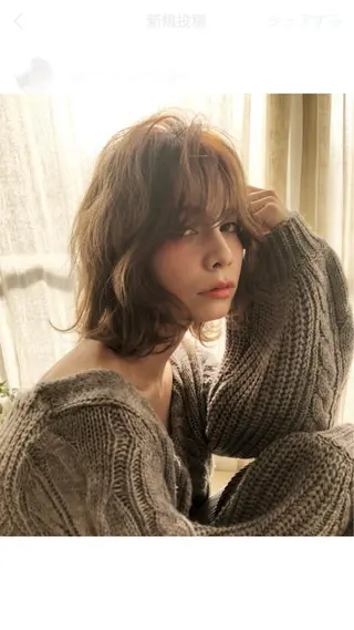 ミディアム marju銀座 マージュギンザのヘアスタイル