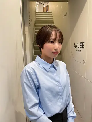 ショート 久保田 千尋のヘアスタイル