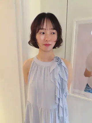 ショート rizu🤎/ ボブ /ブラウンカラーのヘアスタイル