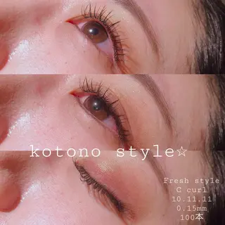 マツエク・マツパ Neo店長🌿 KOTONO🌿のマツエク・マツパデザイン