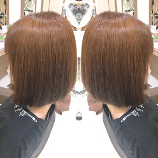 ミディアム カラー 韓国レイヤー×透明感 カラー/山崎一輝のヘアスタイル