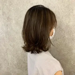セミロング カラー fit /HONOKAのヘアスタイル