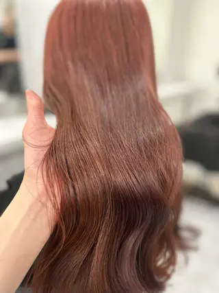 セミロング カラー 渋谷人気1位✨カラー 縮毛、髪質改善のヘアスタイル