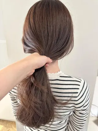 ロング カラー Chiho/ 博多/パーマ/ボブのヘアスタイル