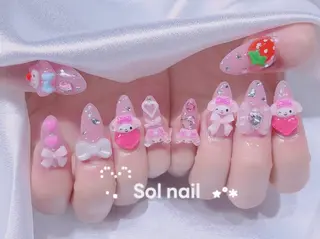 ネイル パラジェル＆フィルイン取り扱いサロンSol Nail所属・Sol Nail ミネのネイルデザイン