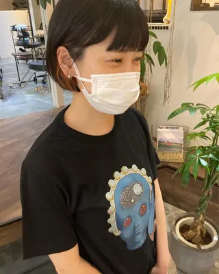 ショート 金田 夏野のヘアスタイル