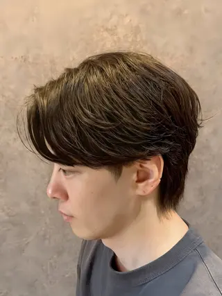 ショート メンズ 曲がる縮毛矯正 masashiのヘアスタイル