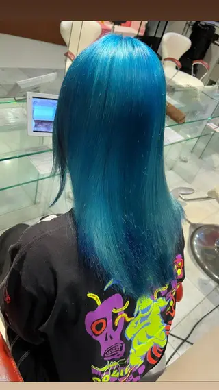 ミディアム カラー ⚠️激安ブリーチで 後悔してる方へ⚠️のヘアスタイル