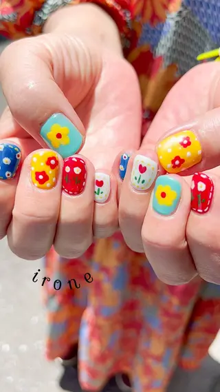 ネイル 小さなサロン ironeのネイルデザイン