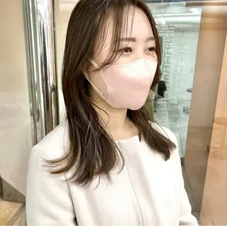 カラー 天王寺韓国ヘア 小山歓実のヘアスタイル