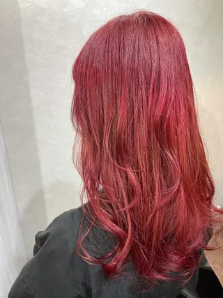 ロング カラー 岩谷/ブリーチ 🪽透明感カラーのヘアスタイル