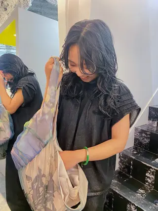 ミディアム カラー レイヤー/パーマ /ウルフ/nabeのヘアスタイル