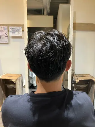 パーマ メンズ 柴田 胡桃のヘアスタイル