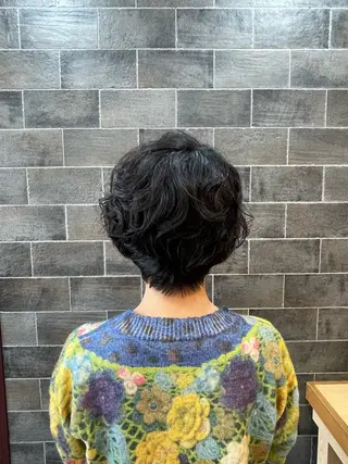 ショート パーマ メンズヘア⚜️志村 哲也⚜️のヘアスタイル