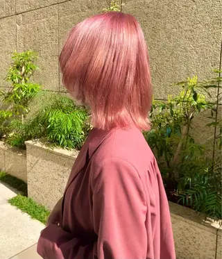 ミディアム カラー ハイトーン/デザイン hirokiのヘアスタイル
