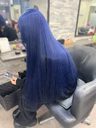 ロング カラー ハイトーンエクステ 🎩カズキ🎩のヘアスタイル