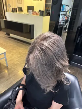 ミディアム カラー TSUKASA カラーモデル募集中のヘアスタイル
