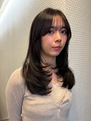 ロング レイヤー/暖色/ 髪質改善/永礼芳果のヘアスタイル