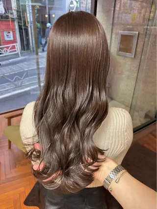 ロング カラー 矢野 晃平のヘアスタイル