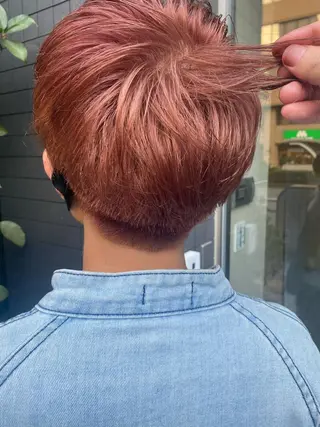 カラー メンズ nishido ハイライト/パーマのヘアスタイル