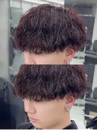 ミディアム メンズ メンズサロンHYPE所属・ツイスパ/シャドウ 波巻き/平山のヘアスタイル