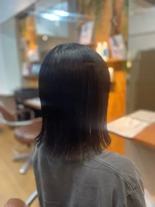 ミディアム カラー すなが/ハイライト モデル募集中のヘアスタイル