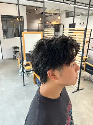 メンズ 1回で綺麗になる 髪質改善 小山光のヘアスタイル