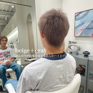 ショート カラー メンズ 峯崎 葵のヘアスタイル