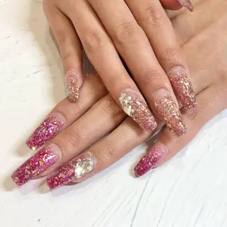 ロング ネイル Reflection marikoのネイルデザイン