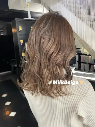 セミロング カラー chinatsu 🧸𖤐⡱のヘアスタイル