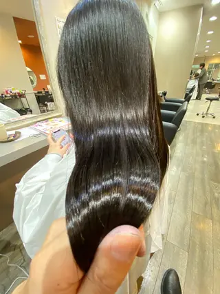 ロング 原田 英治のヘアスタイル