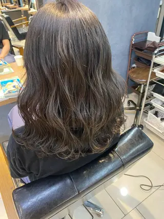 カラー ヘアアレンジ メンズ キッズ ネイル マツエク・マツパ 透明感カラー🤎 ゆりのヘアスタイル