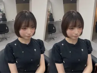 ショート 🫧とぅるん艶髪🫧 透明感カラー×猿渡のヘアスタイル