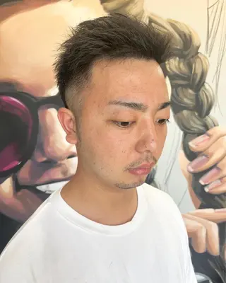 ショート メンズ 久木原 ゆりのヘアスタイル