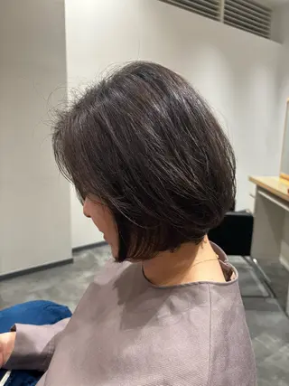 ミディアム 似合わせパーマ カラー/ゼンのヘアスタイル