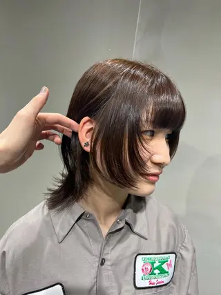ミディアム 🐺立川のウルフ屋 さん🐺おかみ🐺のヘアスタイル