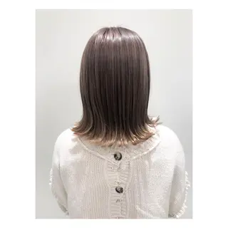 ミディアム あらい なつみのヘアスタイル