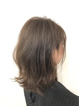 ミディアム カラー ヘアアレンジ 🧸髪質改善特化 金澤 彩香🎀のヘアスタイル