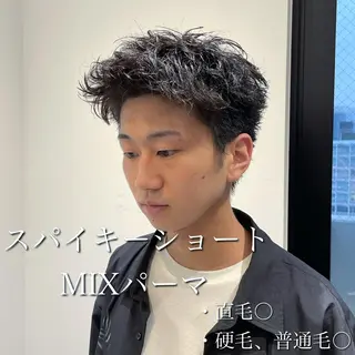 メンズ 横浜メンズパーマ🔥 大野賢人のヘアスタイル
